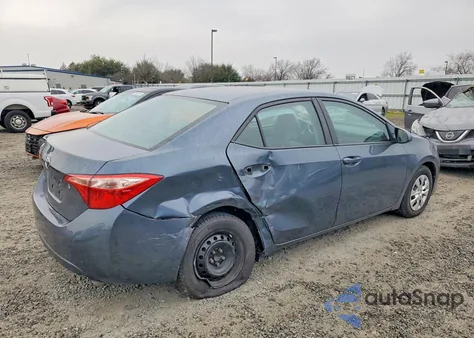 2017 Toyota Corolla L из США, поврежденный, VIN 2T1BURHE4HC790065